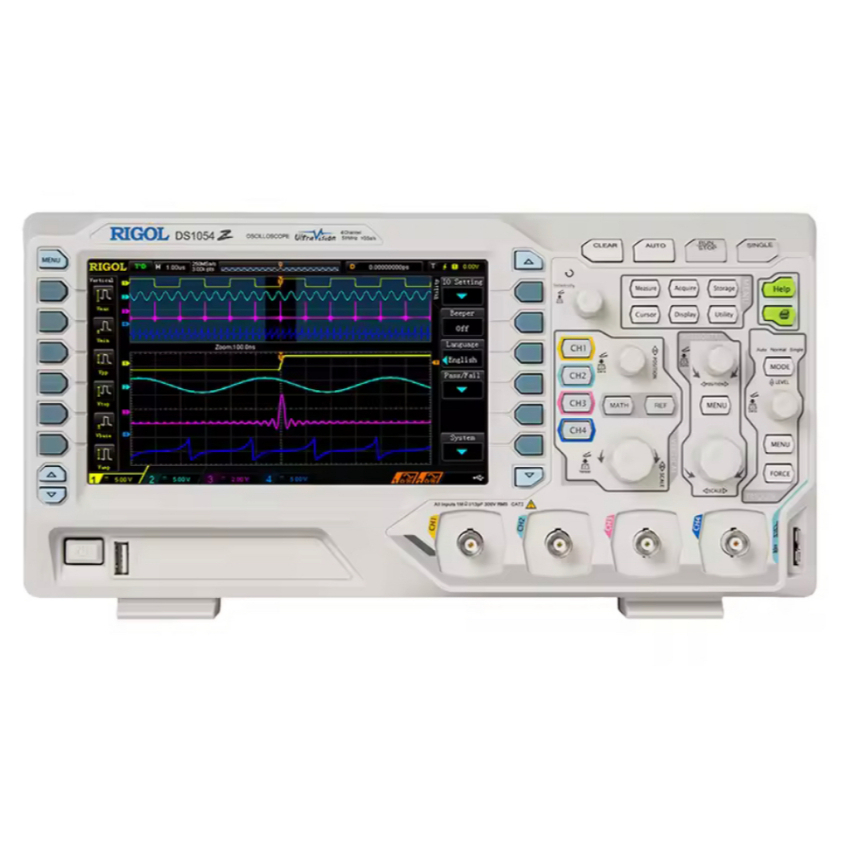 Osciloscópio Digital RIGOL DS1054Z 50 Mhz , 1 G Sa/s , 24 Mpts , 4 Canais , Suporte RS232/UART , I2C , SPI