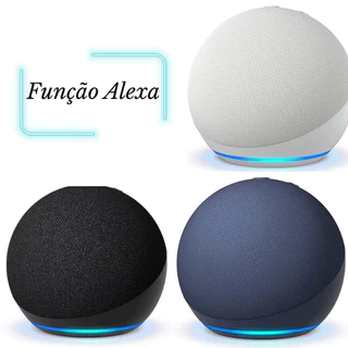 ORIGINAL-Caixa de Som Bluetooth 5W com LED Colorido Portátil Compatível com Alexa Rádio FM e USB