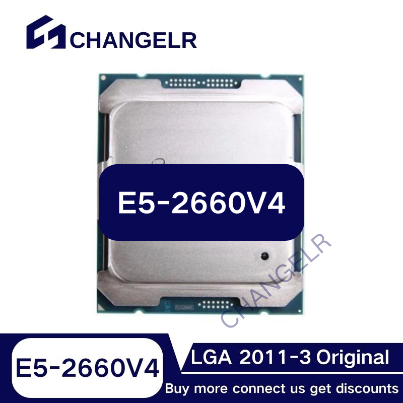 Processador Xeon E5-2660V4 14 nm 14 Núcleos 28 Threads 2.0 Ghz 35 Mb 105 W LGA2011-3 E5 2660V4