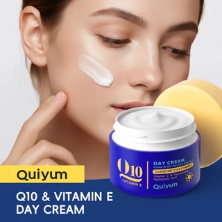 QUIYUM Creme Facial Antissinais Q10 Energy E Vitamina Dia&Noite Creme 30g em Oferta na Shopee