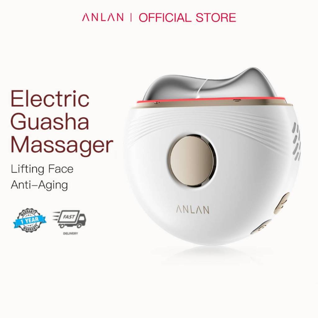 ANLAN Elétrica Gua Sha Dispositivo Massageador Pescoço Rosto