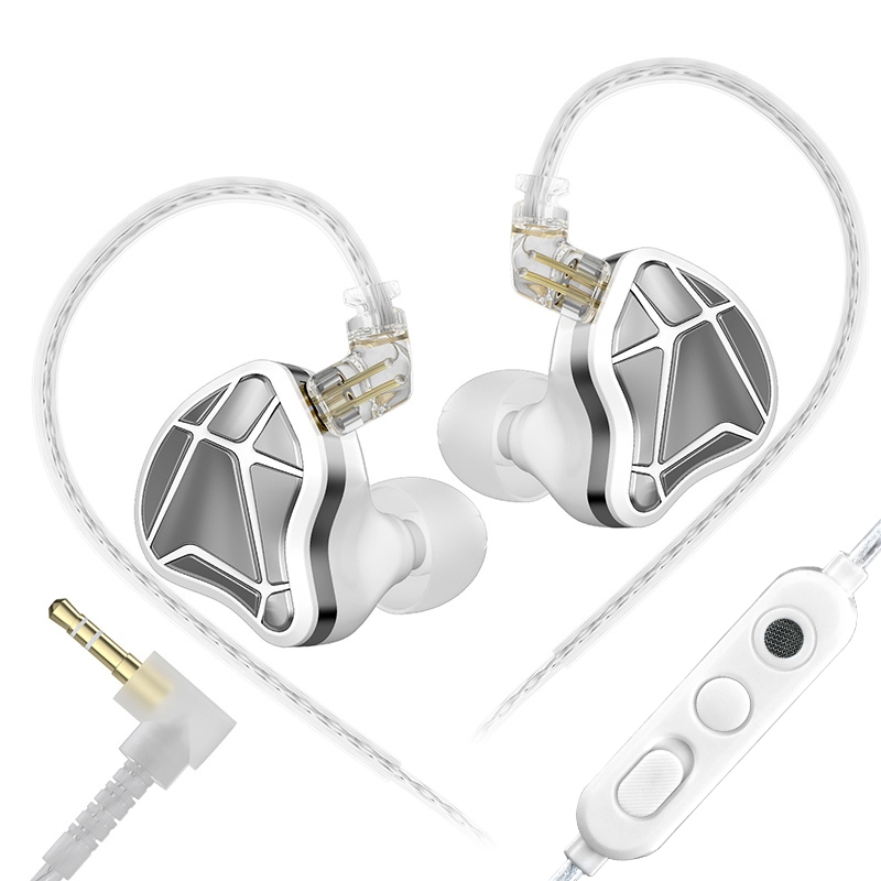 KZ AXAS Gaming Earbuds HiFi Com Cancelamento De Ruído No Ouvido E