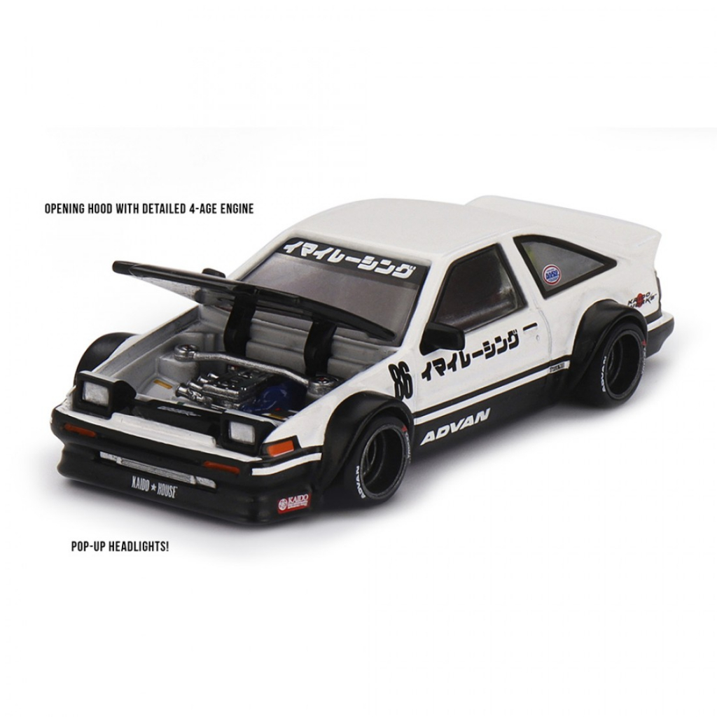 Mini GT x Kaido House KHMG180 1/64 Toyota AE86 Sprinter Trueno