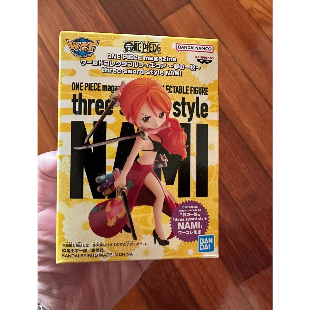 One Piece wff Três Espadas Nami Caixa de Cor Única Versão Japonesa Nova ...