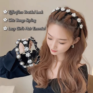 Novo Grampo De Cabelo Trançado Bandana Franja Estilo Preguiçoso Acessório Para Mulheres Festa De Natal 2026 Presente De em Oferta na Shopee