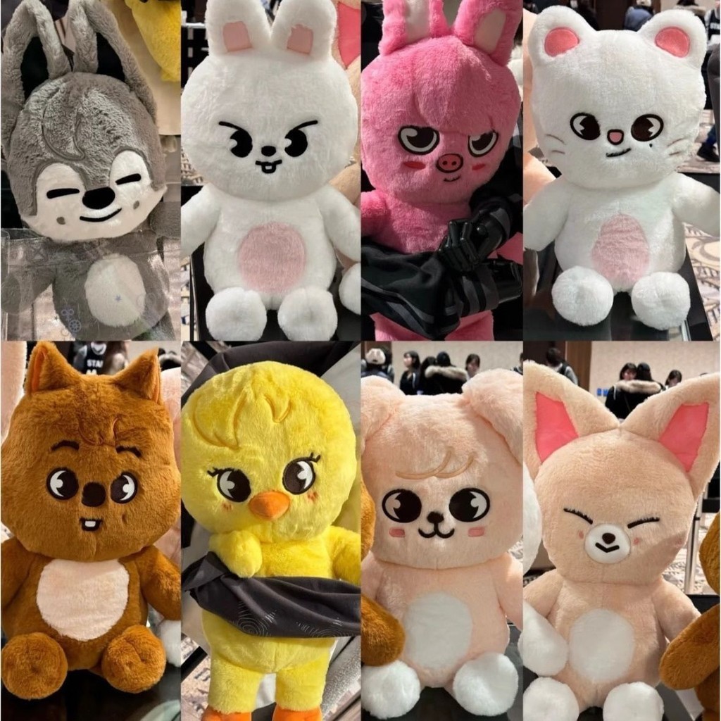 Strayk Kids ヒョンジン テディ 50cm Kpop Idol Stray Kids Skzoo FM JINRET BBOKARI Brinquedo De