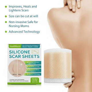West & Month Silicone Scar Patch Anti-Stretch Mark Faixa De Reparo De Pele Cuidados De Beleza Diários De Inverno em Oferta na Shopee