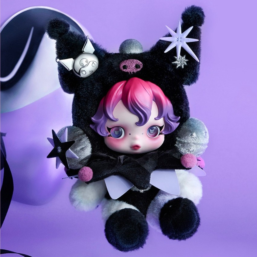 Pingente De Boneca De Pelúcia SKULLPANDA x Melody/Kuromi Lançado