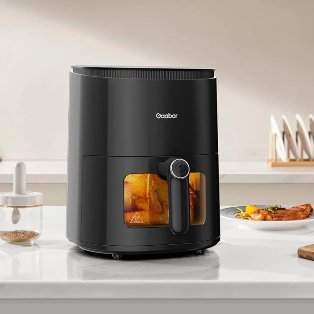 Fritadeira De Ar Gaabor 4.2L Saudável Sem Óleo Fácil De Limpar Grande Capacidade Adequada Para Toda A Família