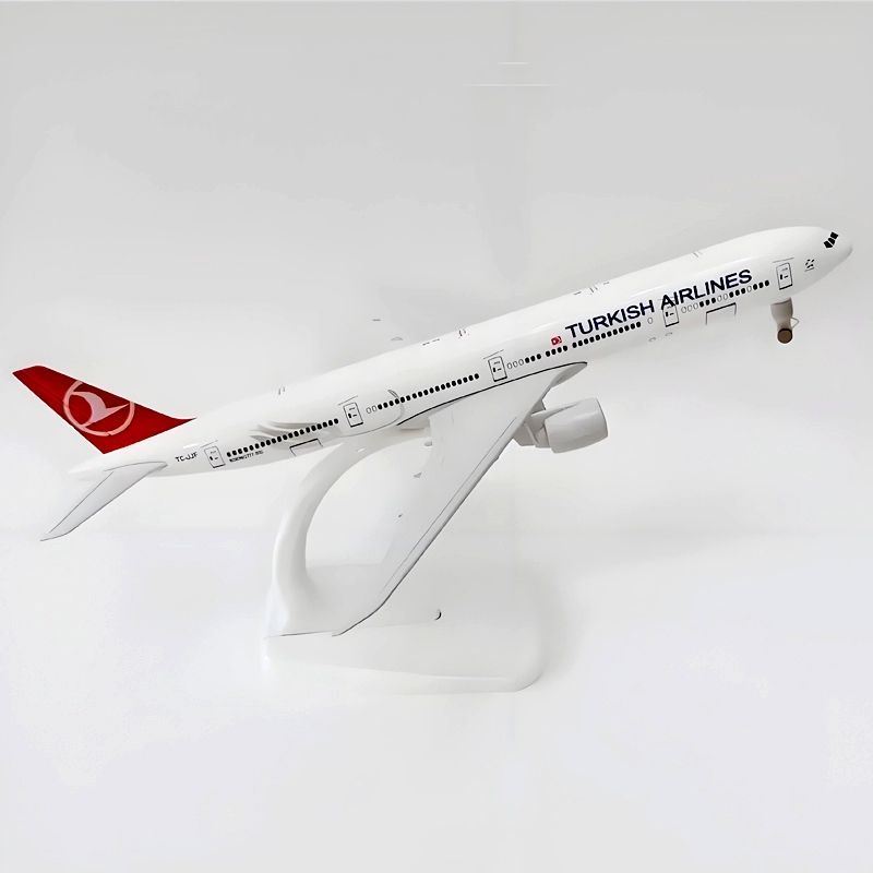 Turkish Airlines Boeing 777 Modelo De Aeronave Metal Diecast B777
