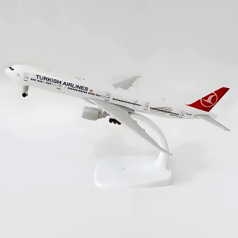 Turkish Airlines Boeing 777 Modelo De Aeronave Metal Diecast B777
