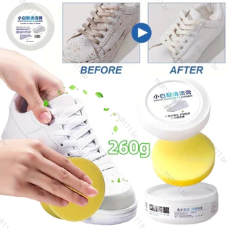 260g Sem Necessidade De Água Creme De Limpeza De Sapatos Brancos  Limpador Eficaz Para De Lona E Couro em Oferta na Shopee