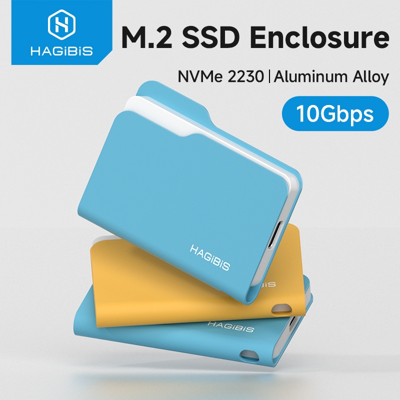 Hagibis 2230 M . 2 NVMe SSD Gabinete 10Gbps USB 3.2 Gen 2 Para PCI