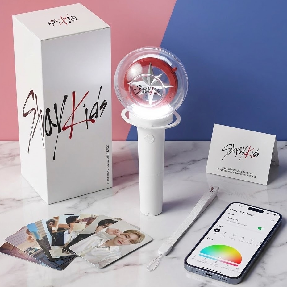 Em Estoque] Stray Kids Official Light Stick , Glow Bluetooth