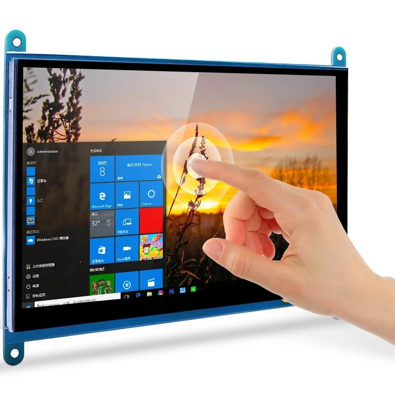 Tela LCD HDMI 1024x600 Ultra HD De 7 Polegadas Sensível Ao Toque ...