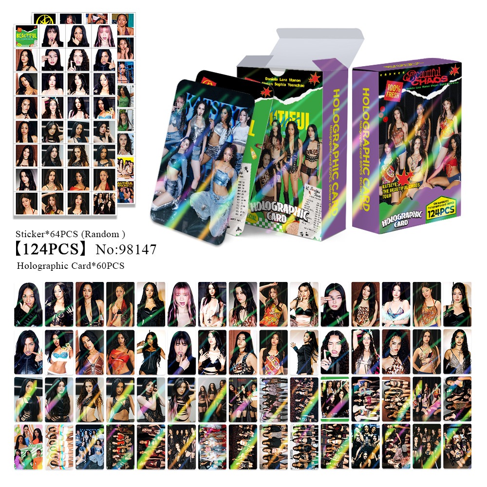 6-124pcs KATSEYE SIS Soft Is Strong Photocards BEAUTIFUL CHAOS