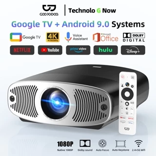 Projetor GOOJODOQ 4K 25000 Lumens Full HD 1080p Compatível Com Android 9.0 Original Netflix + Google TV , 850 ANSI em Oferta na Shopee