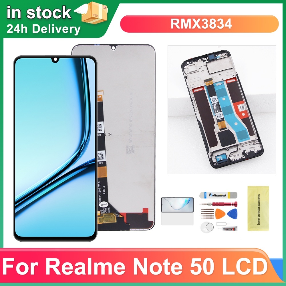 Para Realme Note 50 Display LCD Digitador Da Tela De Toque Com Conjunto ...