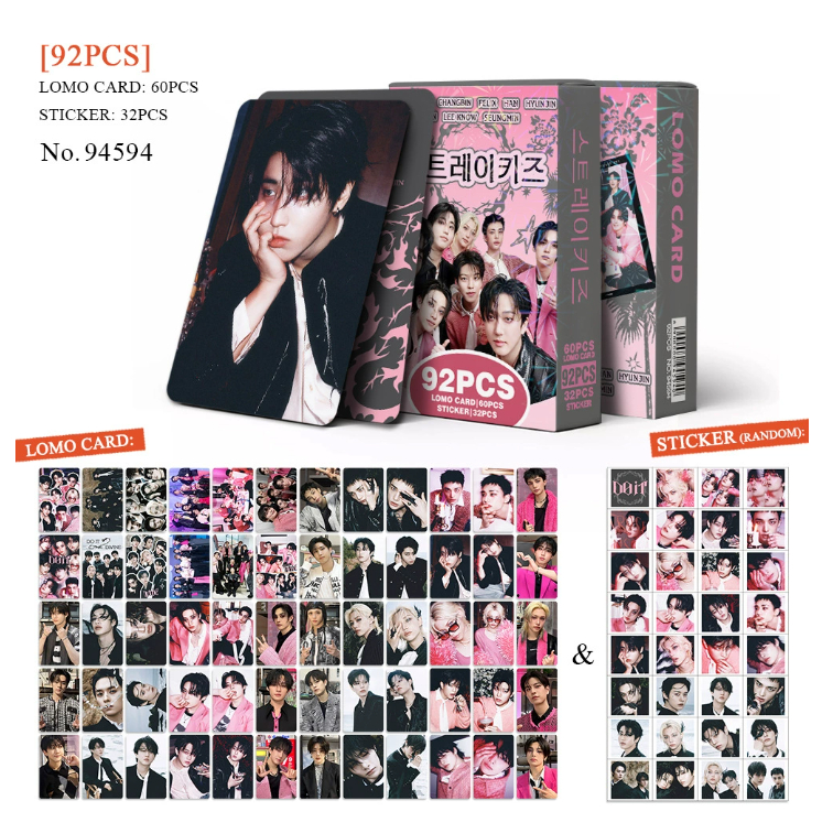 K-POP 92 Pçs/Caixa STRAY KIDS 