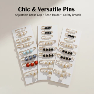 Conjunto De Broches Antirreflexo Da Moda Coreana , Vestidos De Fixação , Clipes De Cintura Ajustáveis , Pino De Seguranç em Oferta na Shopee