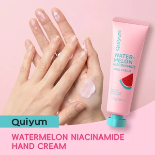 QUIYUM Creme Para As Mãos Melancia Niacinamida 30g – Iluminador , Hidratante E Absorção Rápida em Oferta na Shopee