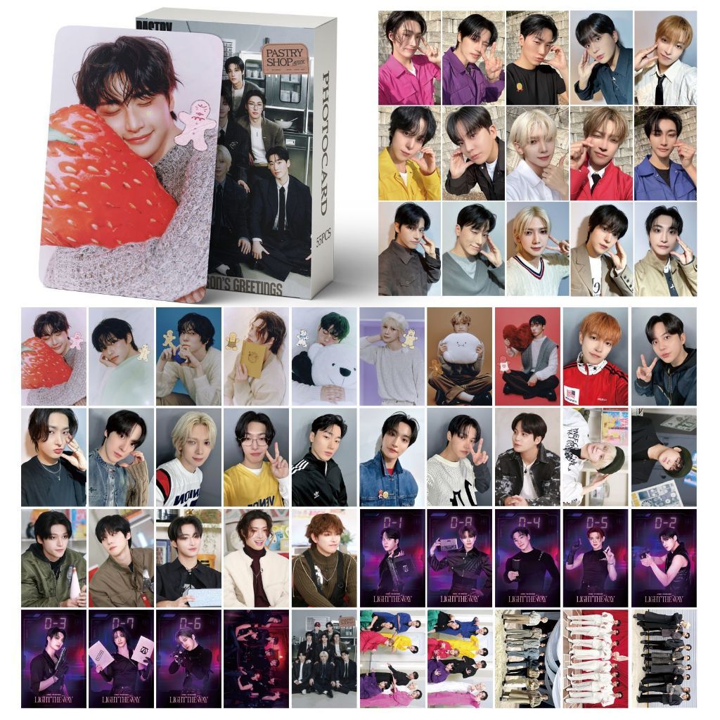 KPOP Cartões Fotográficos ATEEZ GOLDEN HOUR : Part . 2 LOMO Card