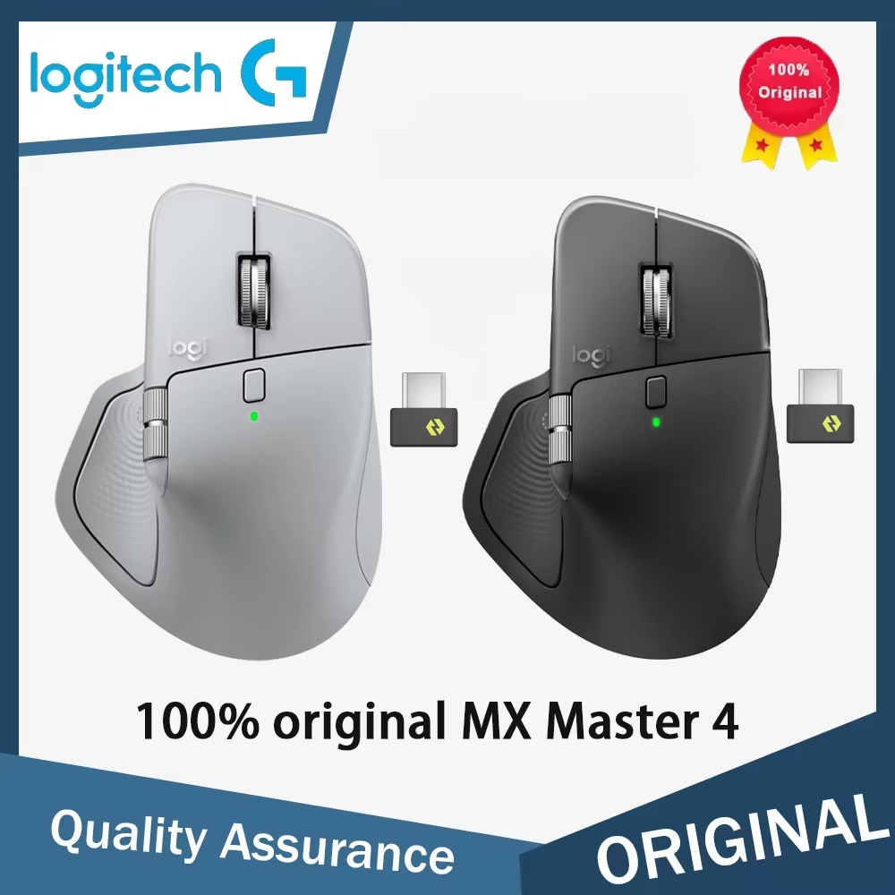 Original Logitech MX Master 4 Mouse De Escritório Sem Fio Bluetooth , 8K Multidispositivo Comutação AI Inteligente Roda 
