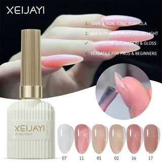 XEIJAYI 6 Unidades 15ml Kit De Gel Para Unhas Esmalte Em Faça Você Mesmo Presente De Feriado em Oferta na Shopee