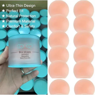 Capas De Silicone Reutilizáveis Para Mamilos , 12 Peças – Almofadas De Sutiã Invisíveis Confortáveis Mulheres , Presente em Oferta na Shopee