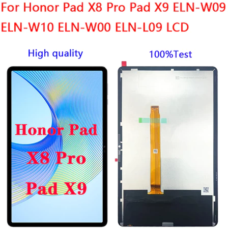 Para Honor Pad X8 Pro X9 ELN W09 W10 W00 L09 Display LCD Tela De Toque Digitador Assembléia Vidro Peças Reparo