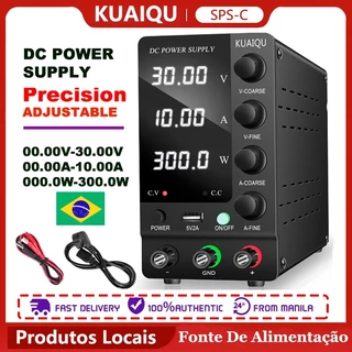 Fonte de alimentação de laboratório KUAIQU DC 30V 60V 120V Regulador de tensão ajustável Banco Fonte de alimentação de em Oferta na Shopee