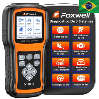 Foxwell NT630Plus Scanner Automotivo Ferramenta De Diagnóstico ABS Airbag EPB Óleo SAS Calibração Motor Leitor Código em Oferta na Shopee