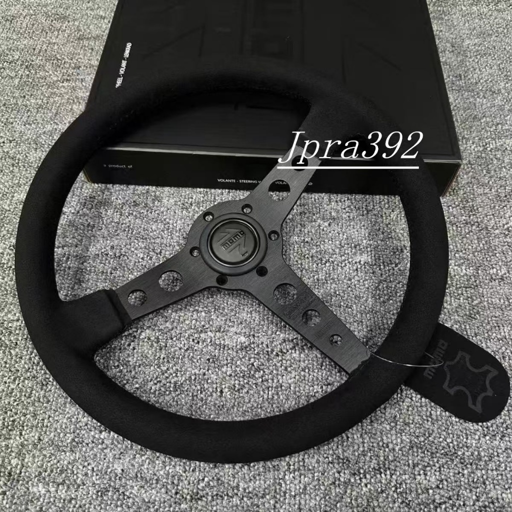 Volante Esportivo Momo Camurça/Couro Racing Drift 340 Mm | Shopee