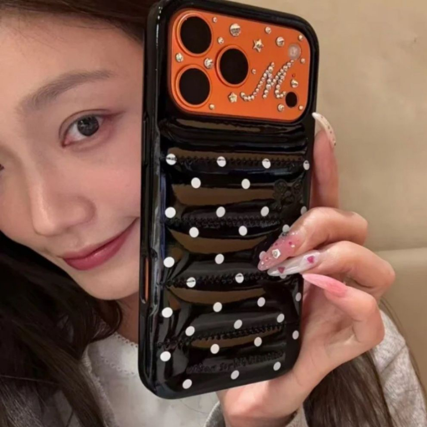 Jaqueta The Puffer Case Para iPhone 17Pro Max 17Pro 16 15 14 13Pro