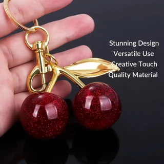 Chaveiro De Cristal Cereja Pingente Criativo Saco Charme Para Presente De Feriado Feminino em Oferta na Shopee
