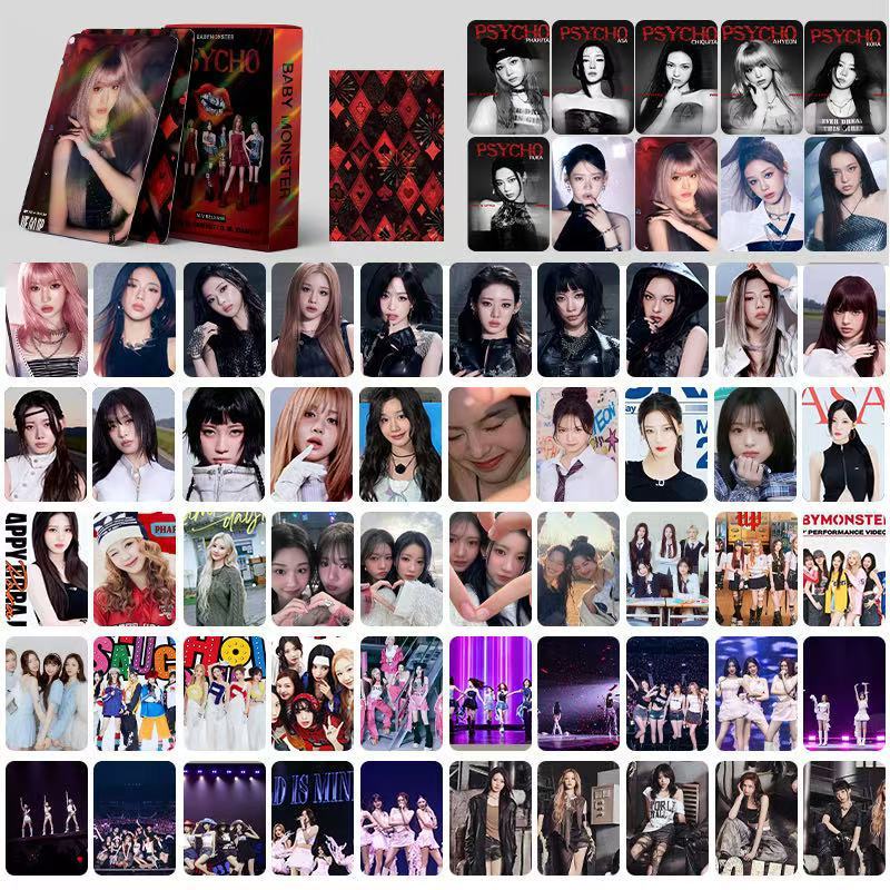 55 Pçs/set BABYMONSTER Photocards FANCLUB Olá MONSTIEZ Álbum LOMO