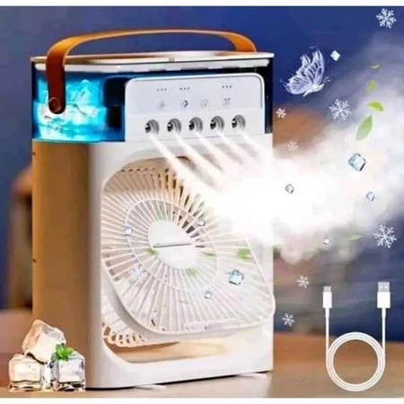 GRANDE Ar Condicionado Climatizador Umidificador Ventilador Portátil Led Quarto Sala Escritório Mesa