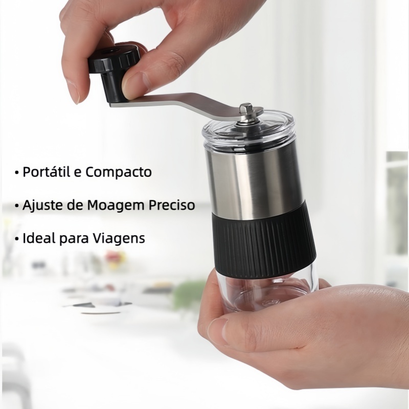 Moedor de Café Manual com Mecanismo de Cerâmica Compacto Ino