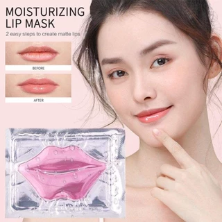 Patch De Máscara Labial Com Infusão De Colágeno-Linhas Finas Hidratantes E Suavizantes Para Mulheres/Homens em Oferta na Shopee