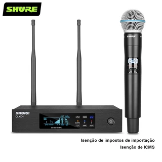 Ship Immediately！Sistema Digital Sem Fio SHURE QLXD4-Áudio De 24 Bits , Rebobinamento De 100 M ,  110-220 V em Oferta na Shopee