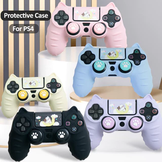 Para PS4 Spot Goods Cat Paw Silicone Protetor Macio Adesivo Pele Sony Dualshock 4 DS4 PS4 Slim Pro Controlador Caso Pole