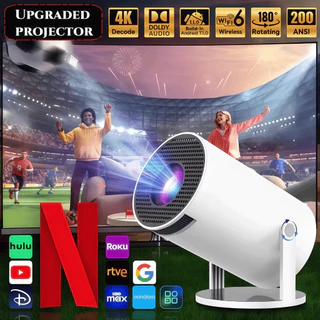 Projetor HY300 Original Portátil Smart Android 11 4K Ultra HD HDMI Wifi Bluetooth Alto Falante Embutido em Oferta na Shopee