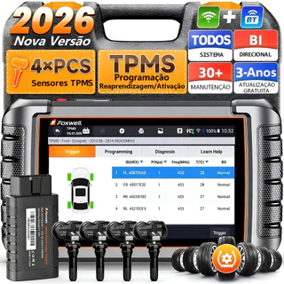 Foxwell NT809TS TPMS Scanner Automotivo Ferramenta De Programação Todos os Sistemas De Diagnóstico 30 Redefinir em Oferta na Shopee