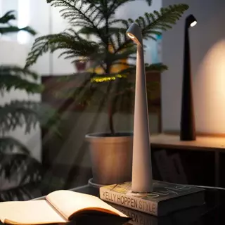 Candeeiro De Mesa LED Sem Fio Portátil, Abajur Recarregável, Brilho De 3 Níveis, Luz Noturna De Pátio E Cabeceira