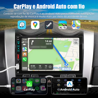 ESSGOO 1 Din carplay Bluetooth Rádio Para Carro 7 Polegadas Mirror Link Multimidia MP5 Reprodutor De Vídeo