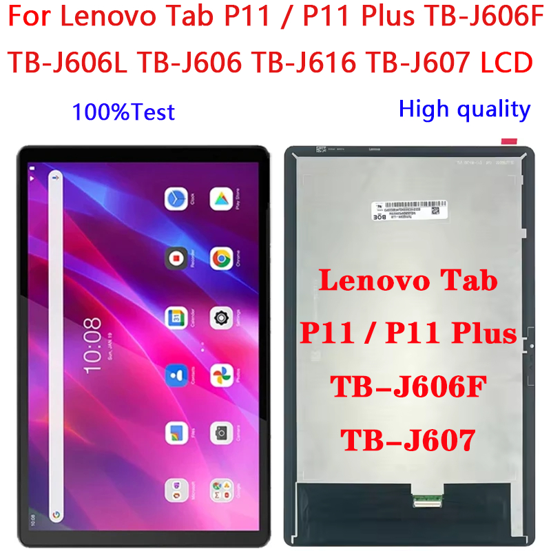 Para Lenovo Tab P11 P11 Plus TB-J606F J606L J606 J616 J607 Display