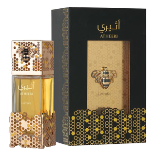 Perfume Árabe Lattafa Atheeri EDP 100ml Feminino com Fragrância Suave e Encantadora