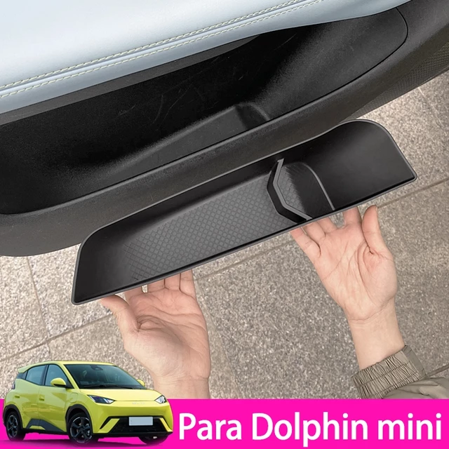 Caixa organizadora para compartimento da porta do BYD Dolphin Minil, caixa de armazenamento interna do veículo