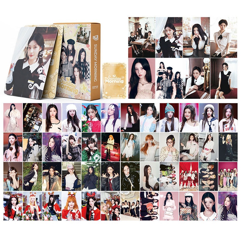 55pcs/box ILLIT Photocards Não Bonito Mais Bomba Wonhee Álbum KPOP