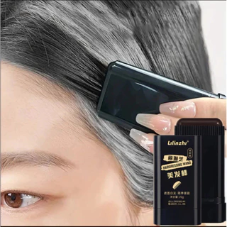 astão De Cabelo À Prova D'água E De Suor , Sem Manchas Desbotamento , Cobre Cabelos Grisalhos , Pente Dentado Natural em Oferta na Shopee